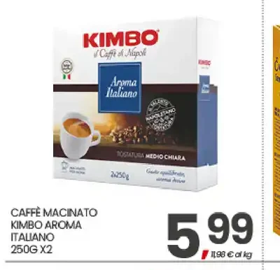 Caffè macinato Kimbo Aroma Italiano