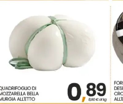 Quadrifoglio di mozzarella