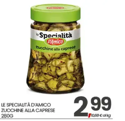Zucchine alla caprese D'Amico
