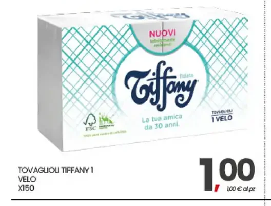 Tovaglioli Tiffany 1 velo