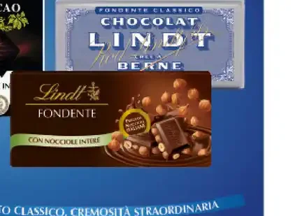 Tavolette di cioccolato Lindt gusti assortiti