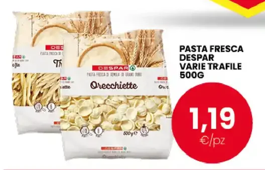 Pasta fresca Despar varie trafile