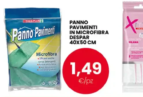 Panno pavimenti in microfibra Despar