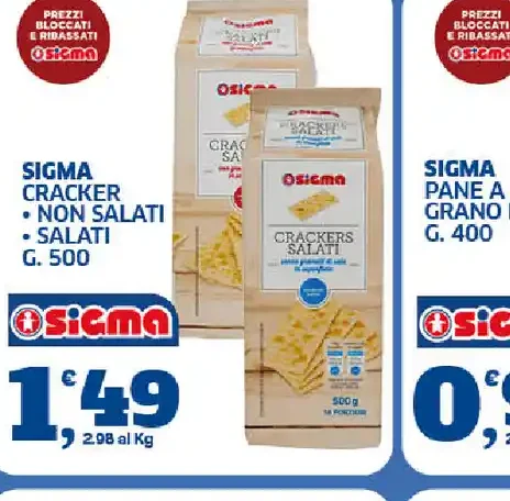 Cracker non salati e salati