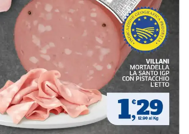 Mortadella La Santo IGP con pistacchio