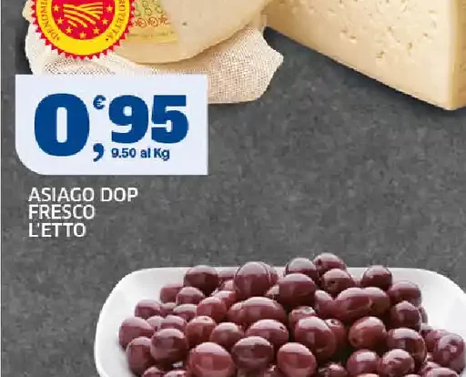 Asiago DOP fresco