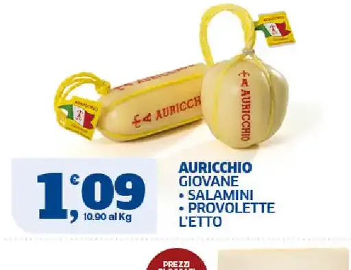 Auricchio giovane salamini provollette