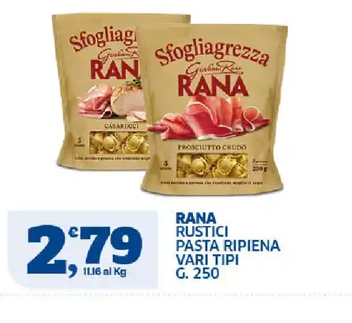 Pasta ripiena vari tipi