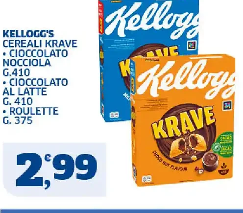 Cereali Krave vari tipi