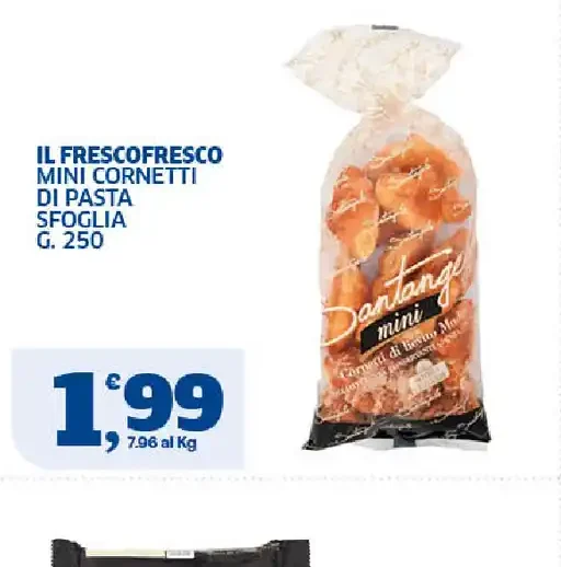 Mini cornetti di pasta sfoglia
