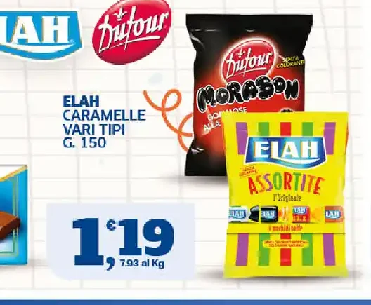 Caramelle vari tipi