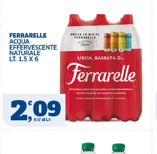 Acqua effervescente naturale