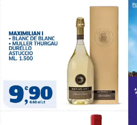 Maximilian I Blanc de Blanc Muller Thurgau Durello Astuccio