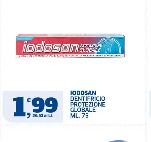 Iodosan dentifricio protezione globale
