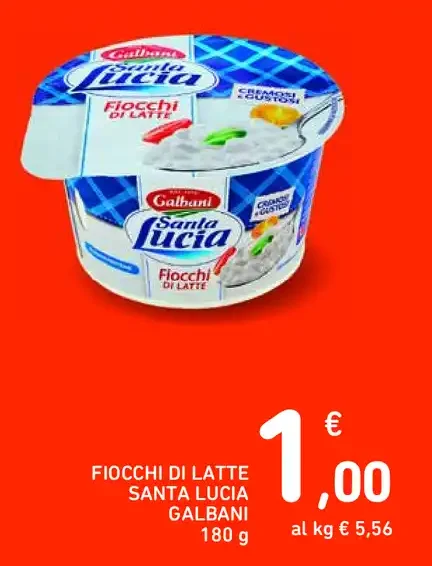 Fiocchi di latte Santa Lucia