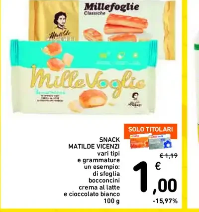 Snack Matilide Vicenzi