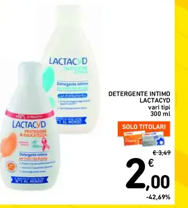 Detergente intimo Lactacyd
