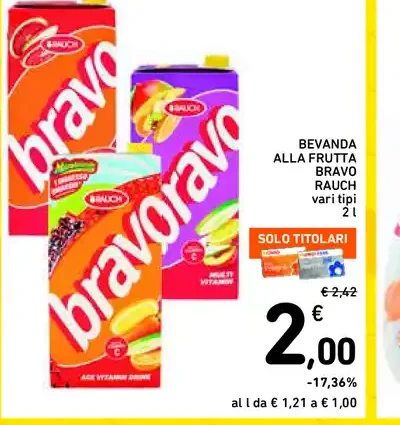 Bevanda alla frutta Bravo Rauch