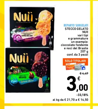 Stecco gelato Nuii