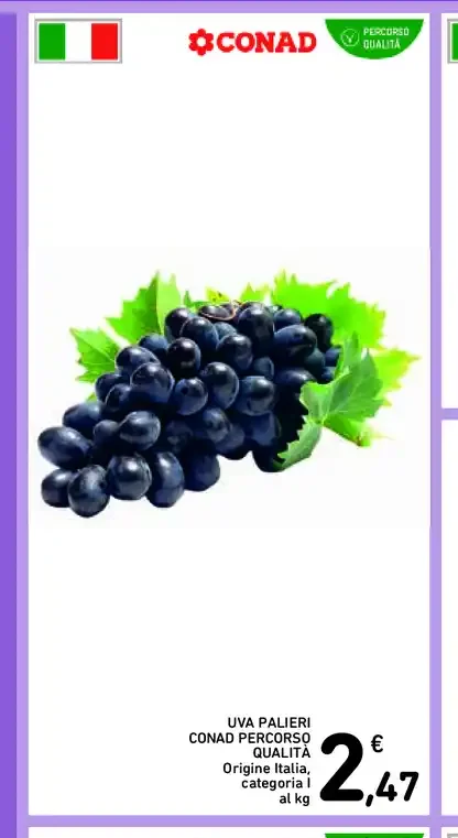 Uva Palieri Conad