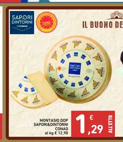 Montasio DOP Sapori&Dintorni Conad
