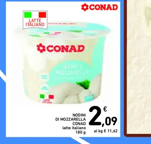 Nodini di mozzarella Conad