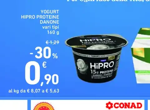 Yogurt HiPRO Proteine Danone