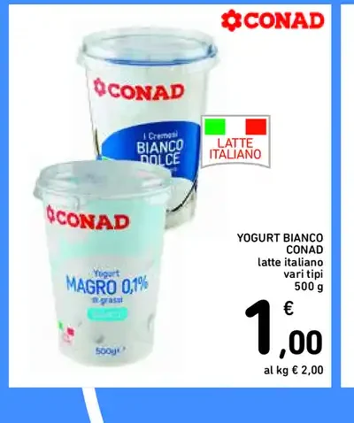 Yogurt bianco Conad