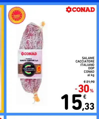 Salame cacciatore italiano DOP Conad