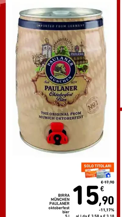 Birra München Paulaner Oktoberfest