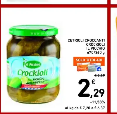 Cetrioli croccanti crocchioni