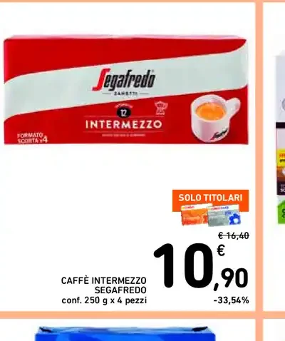 Caffè intermezzo Segafredo