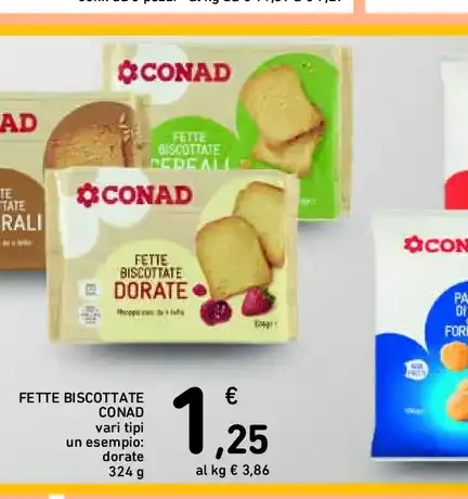 Fette biscottate Conad