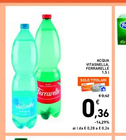 Acqua Vitasnella Ferrarelle