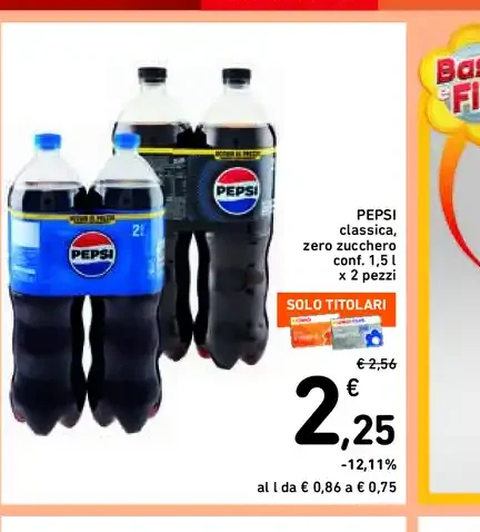 Pepsi zero zucchero