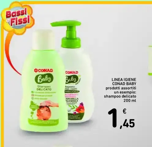 Linea igiene Conad Baby