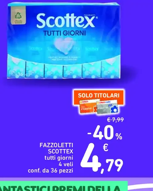 Fazzoletti Scottex Tutti Giorni