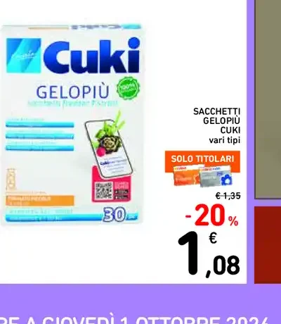 Sacchetti gelo Cuki