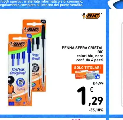 Penna sfera Cristal Bic