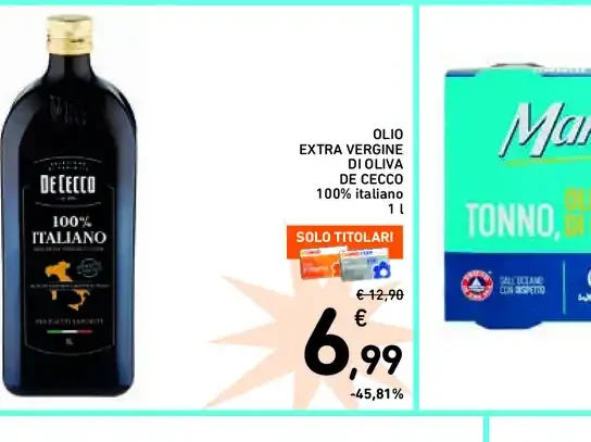 Olio extravergine di oliva De Cecco