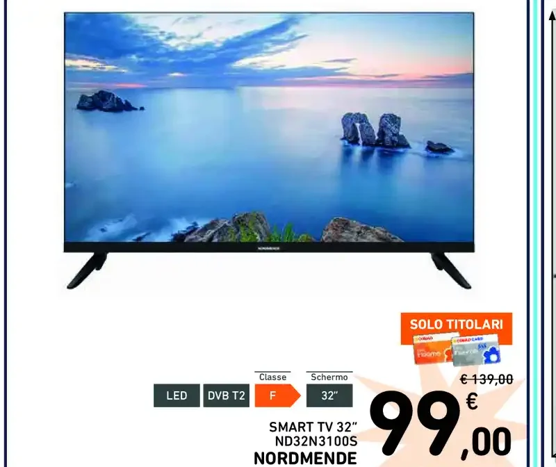Smart TV 32 pollici Nordmende