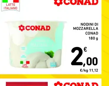 Nodini mozzarella Conad
