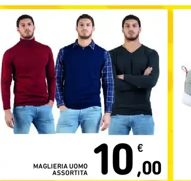 Maglieria uomo assortita