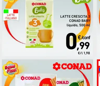 Latte crescita Conad Baby