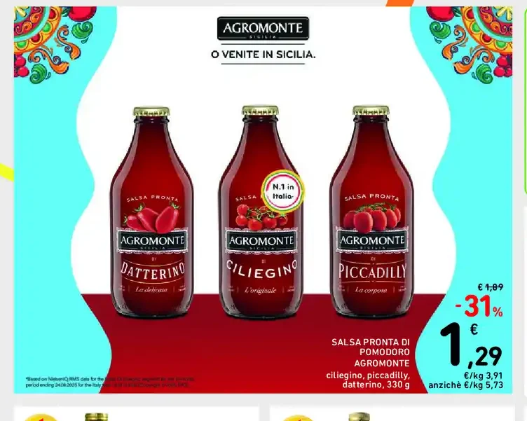Salsa pronta di pomodoro Agromonte