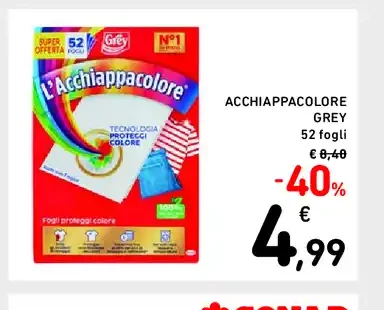 Acchiappacolore Grey