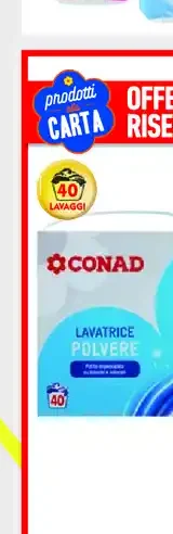 Detersivo lavatrice in polvere Conad