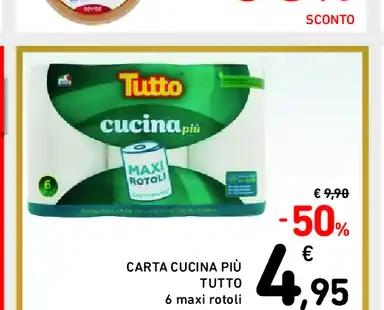 Carta cucina Tutto Conad
