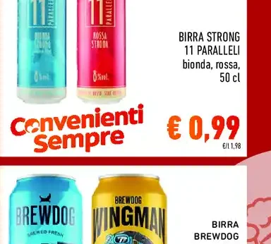 Birra Strong 11 Paralleli