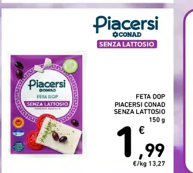 Feta DOP Piacersi senza lattosio